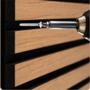 Acoustic slat wall panel 4