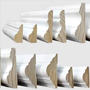 pine d shape moulding 2